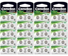 40 Camelion AG4 LR626 377 376 G4A LR66 L626 GP7 Alkaline Button Cell Battery