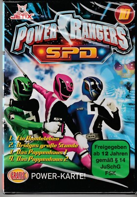 POWER RANGERS S.P.D.10  / DVD NEU & OVP (POWER-KARTE).   #