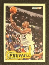 1993-94 Fleer Latrell Sprewell Basketball Card #73 Warriors Guard NM O/C