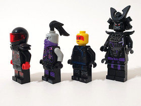 Lego Ninjago Sons of Garmadon villains, Harumi, Mr.E, Ultra Violet.
