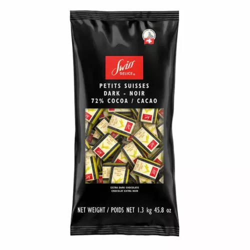 1 x Swiss Delice Dark Chocolate 72% cocoa, 1.3 kg / 45.8 oz