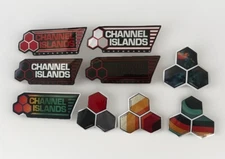 CHANNEL ISLANDS SURFBOARD STICKER SET Surf 9 STICKERS RIP CURL Mayhem Volcom