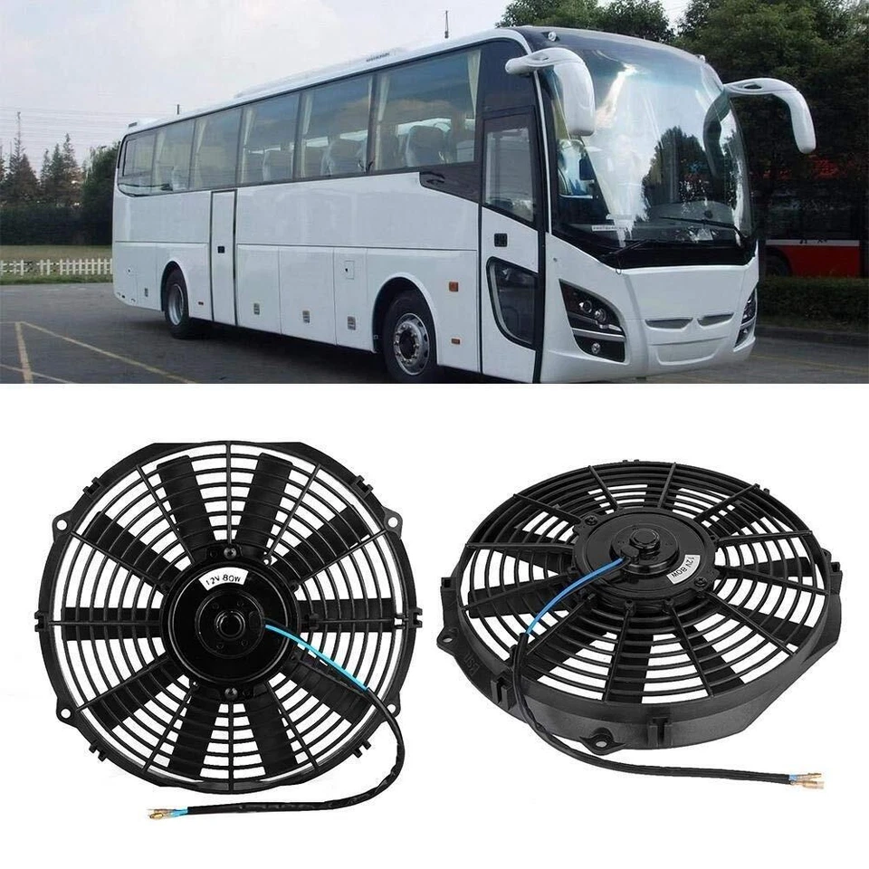 Ventilateur Refroidissement Moteur 12" 12V 80W Universal Car Climatiseur Mote... - Photo 4/4