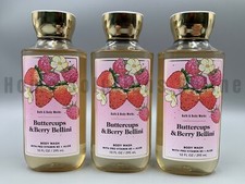 Bath  Body Works Buttercups Berry Bellini Wash w/ Vitamin B5 and Aloe S/2 6018