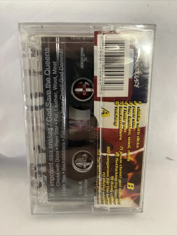 The Impotent Sea Snakes God Save The Queens SEALED 1995 Cassette Tape Punk Rock - Image 2 of 3