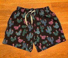 Chubbies Multicolored Spiked Cacti 5.5'' Classic Swim Trunks Black Medium