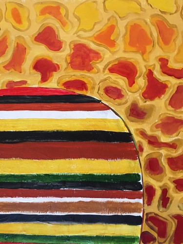 AUFGELISTETER KÜNSTLER Gemälde ABSTRAKT Modernist Dr. Benjamin Gross EXPRESSIONISMUS BOHO - Bild 4 von 8