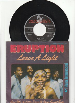 Single 7'' ERUPTION '' Leave A Light '' Hansa Ariola 1978 *