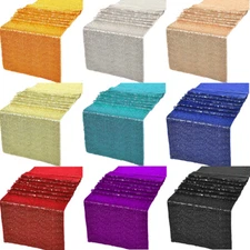 12"x72" / 12"x108" Glitz Sequin Table Runners Wedding Party Banquet Decorations