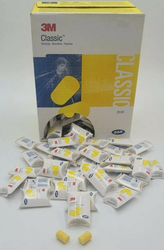 3M E-A-R Ultrafit Ear Plugs, Corded Color: Yellow/Blue; Noise Reduction
