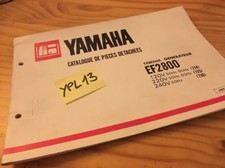Yamaha Generator EF2800 7J4 7J5 7J6 Parts List Catalog Spare Part Ed: 80