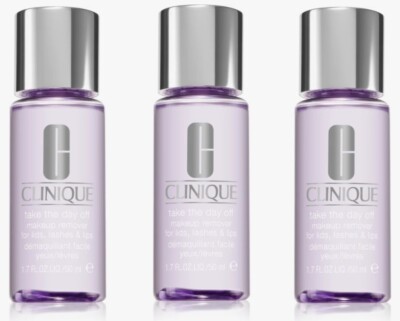 Clinique Take The Day Off  Makeup Remover For Lids, Lashes & Lips,  3*30 ml