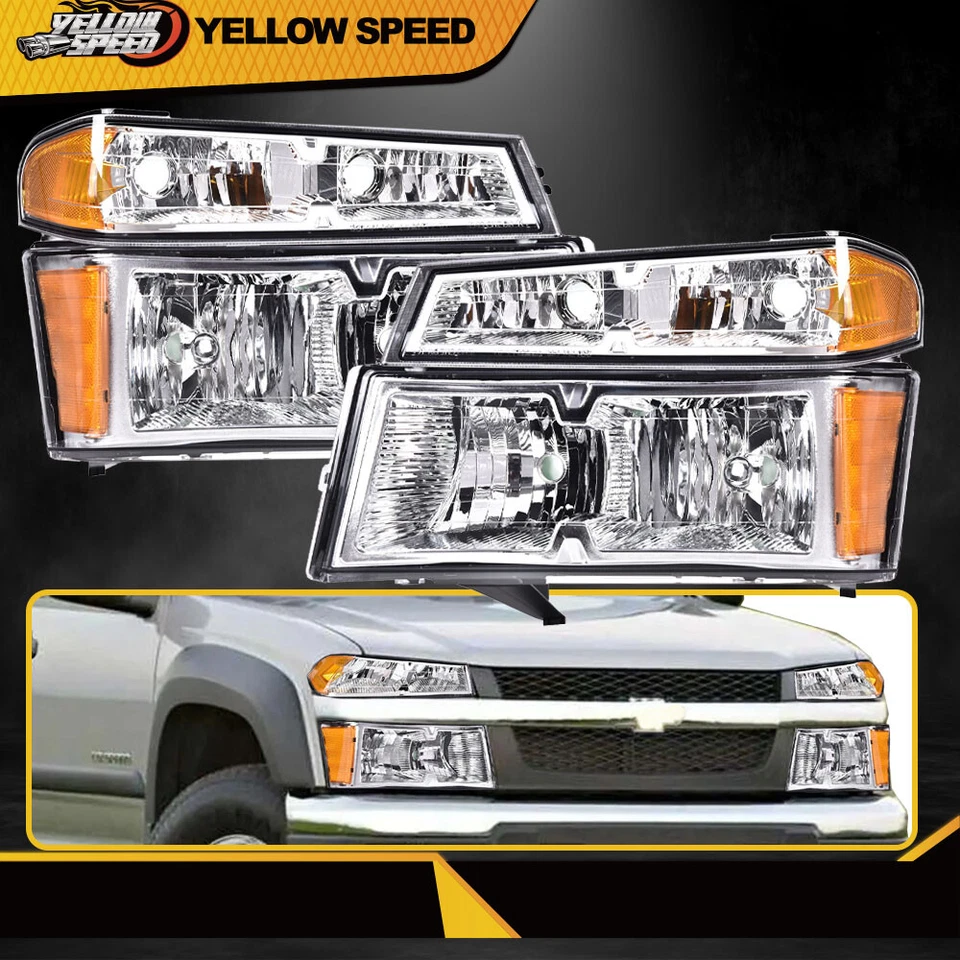 Faros esquineros ámbar y luces traseras aptos para 04-12 Chevy Colorado GMC Canyon Foto 3 de 4