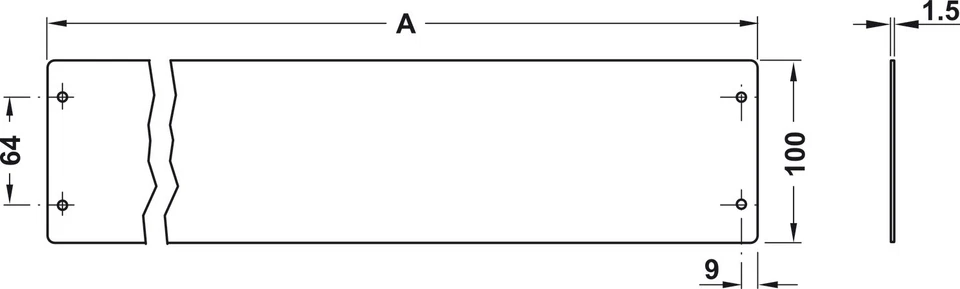 Häfele Rejillas Ventilación Atornille El Acero Inox. Luftblech Anguloso Chapa - Imagen 4 de 4