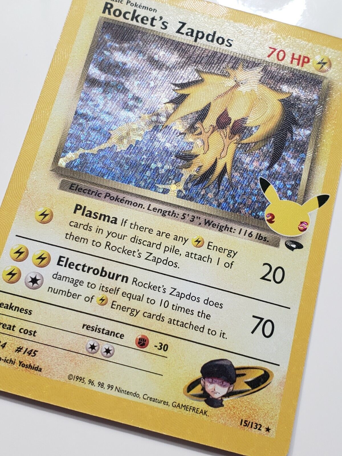 Zapdos da Equipe Rocket / Rocket's Zapdos (#15/132) - Epic Game