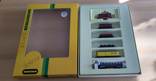 *Minitrix Special Spur N* 51 1073 00 * Güterzug - Set * TOP!  (OVP) | Zustand: Gebraucht