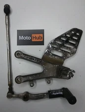 08-16 YAMAHA YZF R6 OEM LEFT REARSET REAR SET FOOT PEG SHIFTER PEDAL LINKAGE