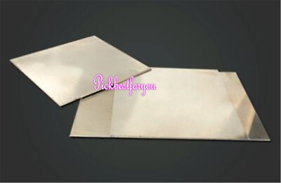 1pc B18 Ni Half-hard White   Sheet Brass Metal Plate 3*100*100mm M737A QL #W4