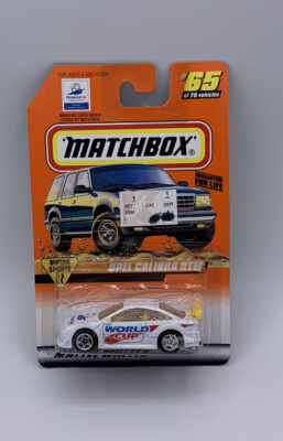 Matchbox Motor Sports Series 9 Opel Calibra DTM Diecast Car #65/75 White New