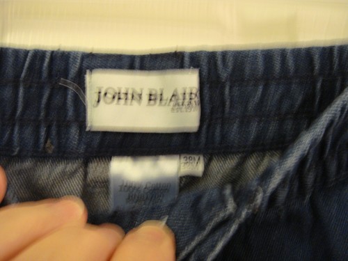 Jeans uomo John Blair blu elastico in vita dritto comodo casual taglia 38x30 - Foto 5 di 9