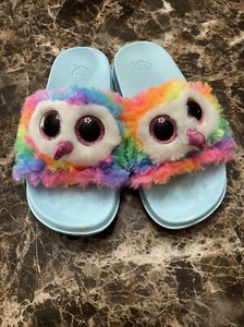 girls owl slippers