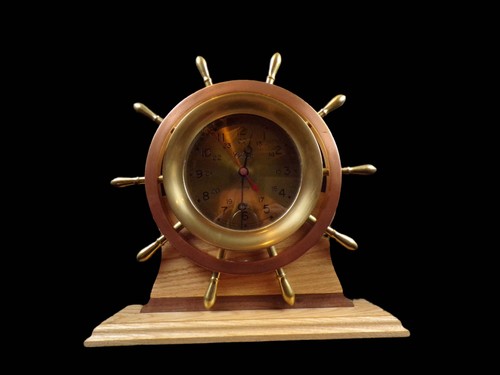 Chelsea Clock with Custom Wooden Base