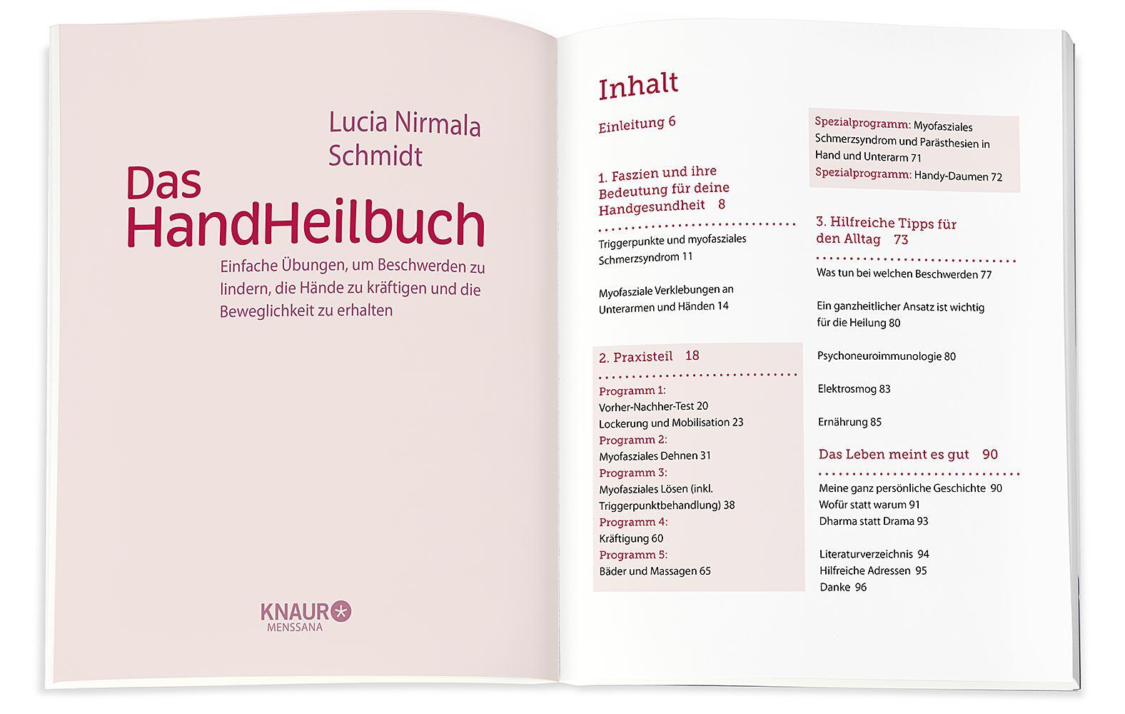 Thumbnail - Das Handheilbuch Lucia Nirmala Schmidt