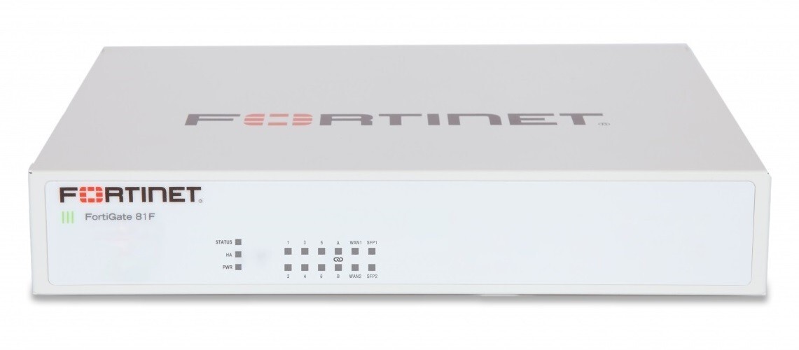 Fortinet FG-81F-POE 8 x GE RJ45 POE 2 x RJ45/SFP shared media WAN