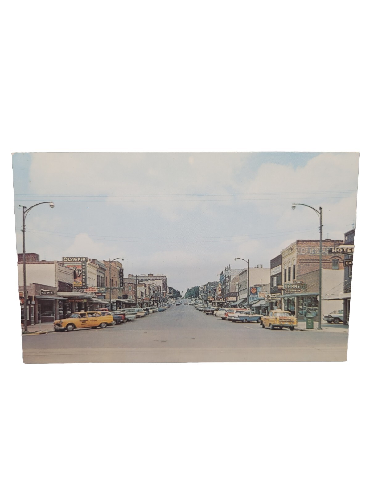Postcard Norris Avenue 1960's Vintage Cars McCook Nebraska eBay