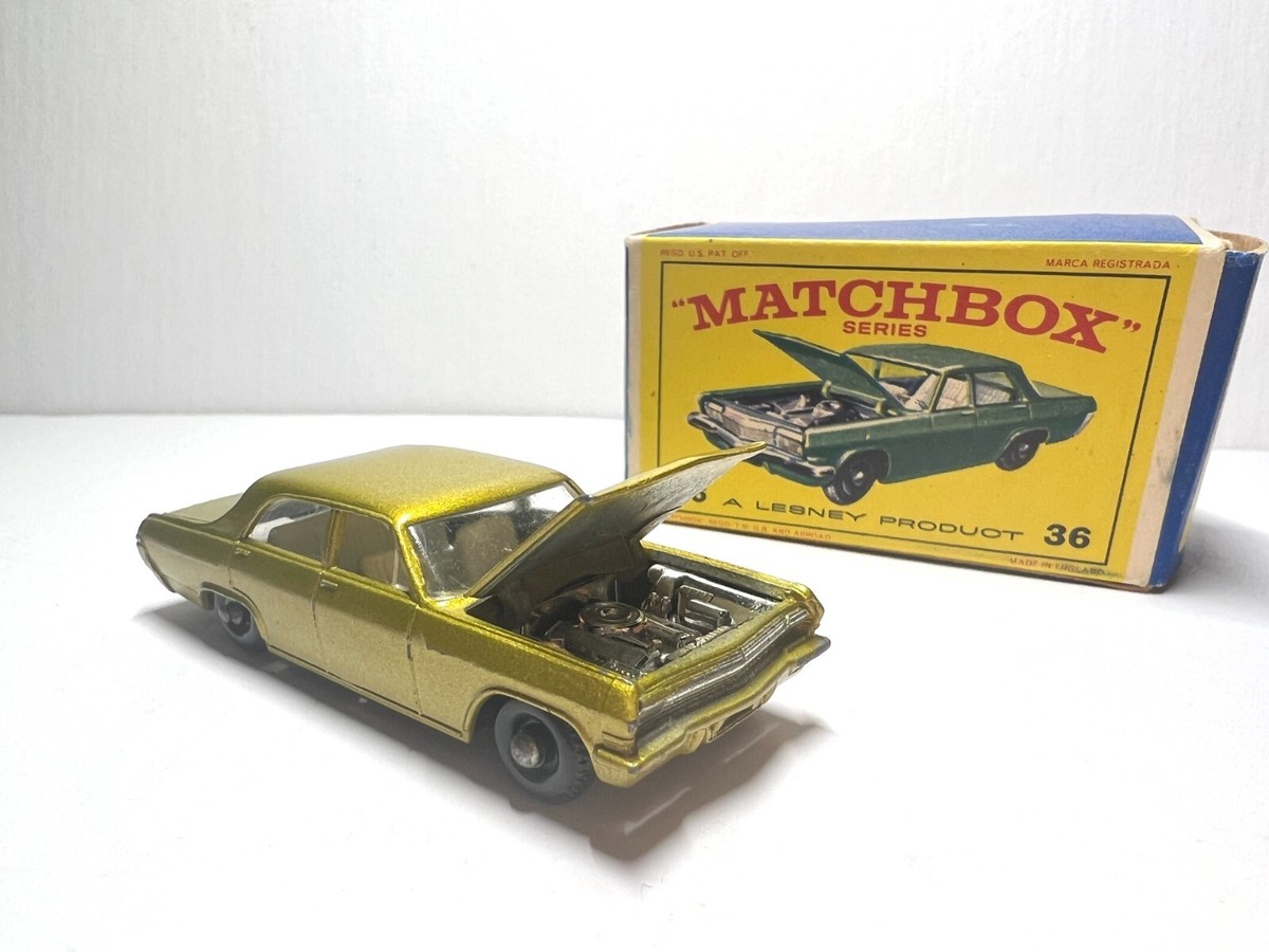 Matchbox Lesney Regular Wheels Opel Diplomat # 36 NMIB *RARE E BOX