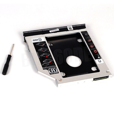 2,5'' 9,5mm 2nd HDD SSD SATA Festplatten Caddy Tray Kit kompatibel mit Dell E6420