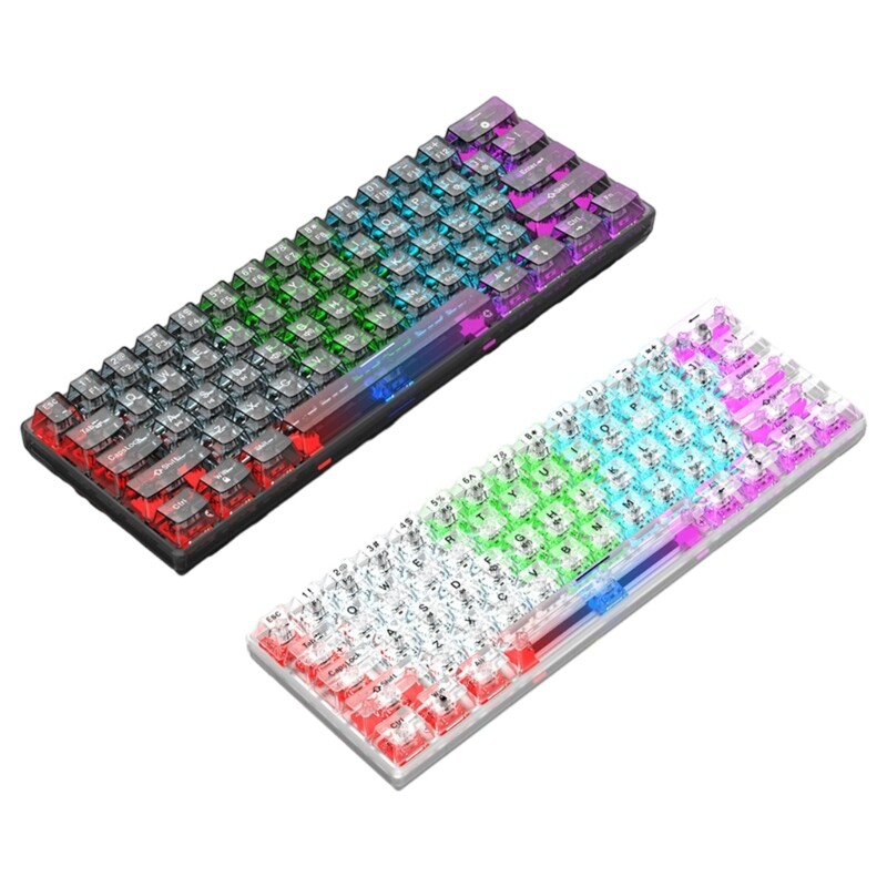 61-Key RGB Backlit Mechanical Gaming Keyboard and Mouse Set for PC with Vibrant Lighting and Responsive Keys