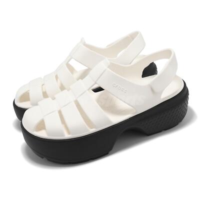 ハッピー Crocs Stomp Fisherman Sandal Chalk Platfotm Men Unisex Slide