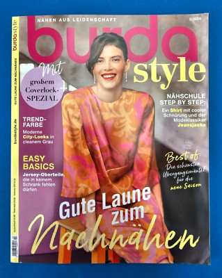 Burda Style 2/2024 mit unbenutztem Schnittmuster!! Gute Laune zum Nachnähen
