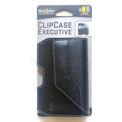 Nite Ize Executive Clip Case Rugged Holster Large - Black NEW