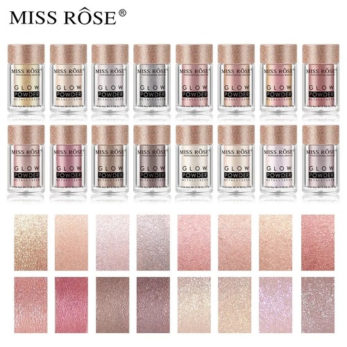New Single Pearly Diamond Glitter Eyeshadow Highlight Shiny Brighten Eye Shadow - Picture 2 of 16