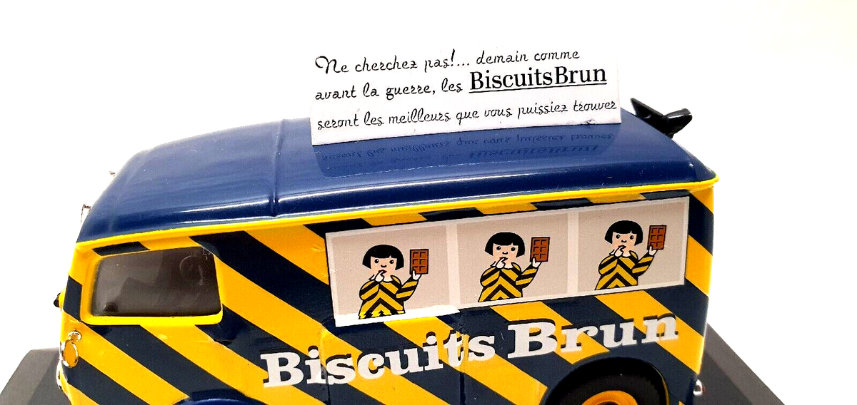 Jouet Ancien - Camion Publicitaire Biscuit Beaumont - Véhicule Publicitaire Vintage