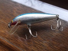 All Brass USA Made Bagley Bang O Lure BOL3 2.5" BLS Blue on Silver Foil