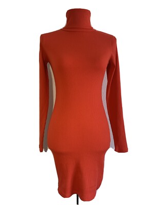 bright red bodycon dress Plunging Neckline Bodycon Dress main image 0