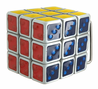 Rubik's Cube Metal Belt Buckle