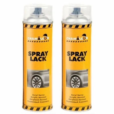 1K Autolack Klarlack Matt 2x 500ml Spray Sprühlack Kratzfest Acryllack Chamäleon - Bild 1 von 3