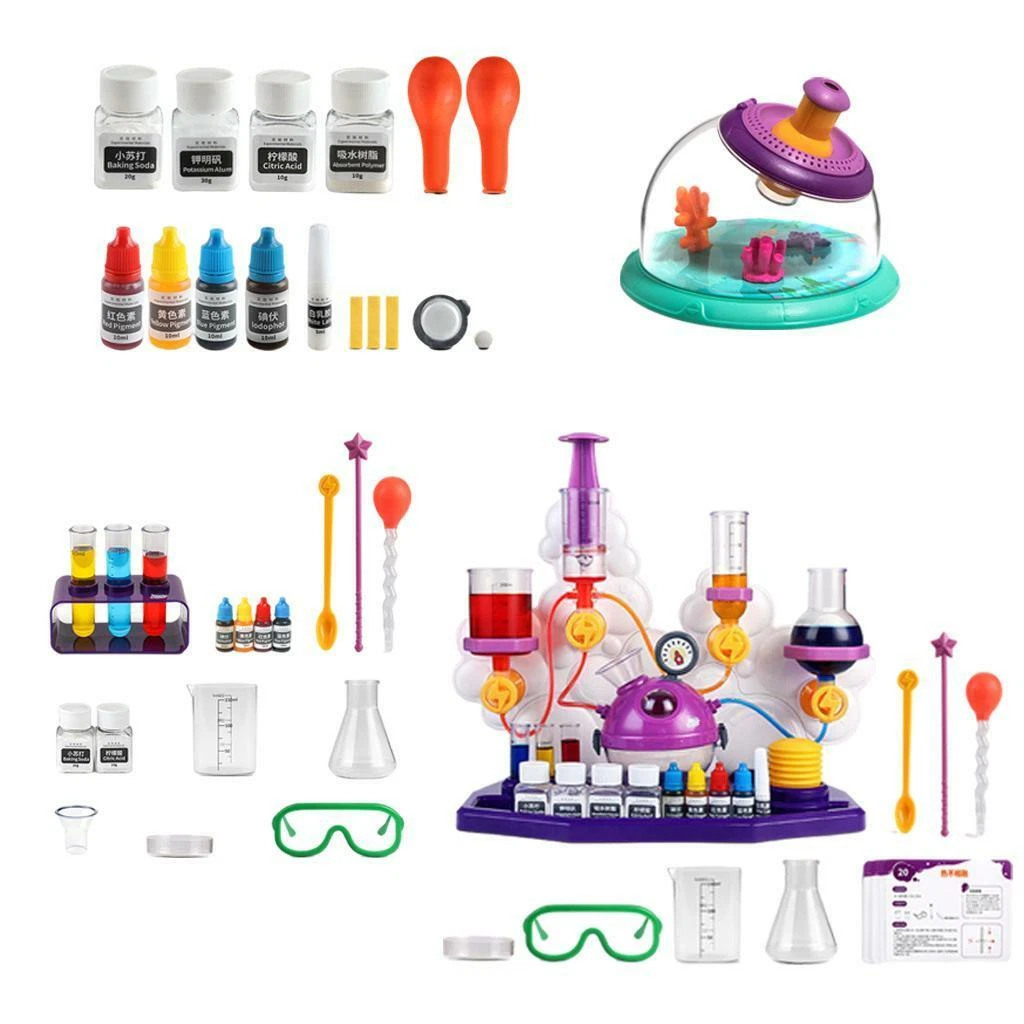 Kids Chemistry Science Kit Play Science Lab Stem Toys Role Play