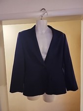 VTG Pendleton Blazer Jacket Women 12 Two Button Purple Virgin Wool Made in USA