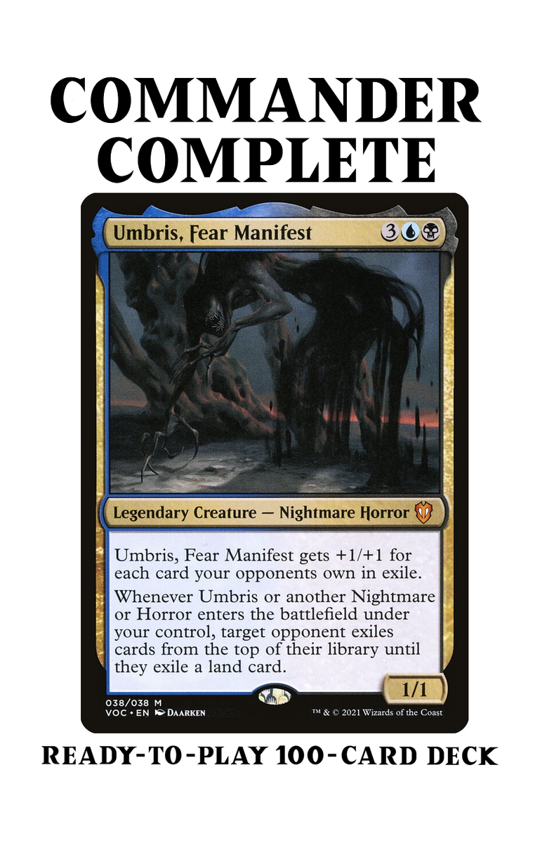 Umbris, Fear Manifest NIGHTMARE HORROR EXILE MILL Magic Custom Commander Deck | eBay Umbris, Fear Manifest NIGHTMARE HORROR EXILE MILL Magic Custom Commander Deck | eBay
