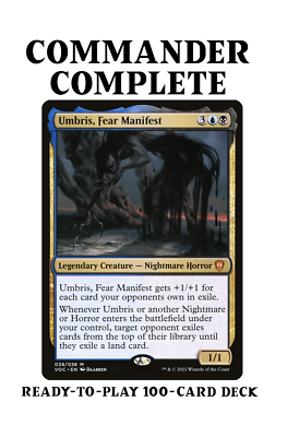 horror mtg commander deck Captain N'ghathrod Horror Tribal Mill Magic MTG Commander Deck