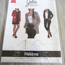 Sewing Pattern JALIE 3677 HELENE jacket 27 Sizes FF Complete