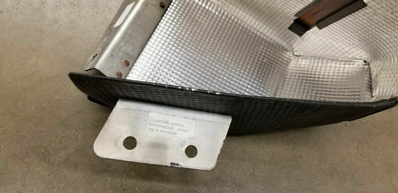 LAMBORGHINI GALLARDO REAR LEFT EXHAUST HEAT SHIELD OEM 07L251383