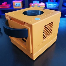 Nintendo Spice Orange Gamecube, Region Switch, Gameboy Player and Gameboy