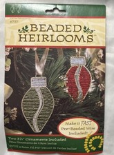 Beaded Heirlooms Ornament Kit Christmas 6757 , 1997 new old stock