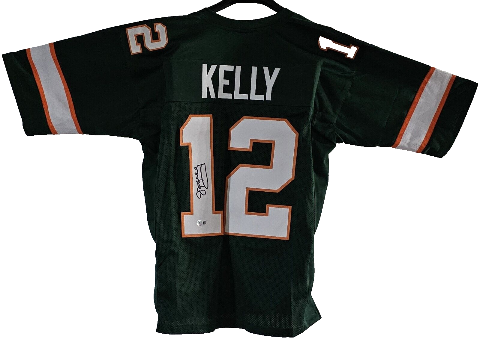 Jim Kelly Autographed Signed Miami Hurricanes Football Jersey 